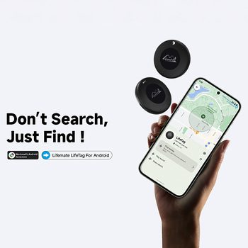 Lifemate GPS Bluetooth LifeTag Tracker HD-P16-3 Android black - 4 pieces (damaged packaging)