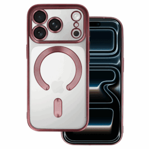 Metallic Magsafe Case for Iphone 17 Pro Max Pink