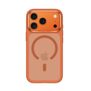 Benks Magnetic Mist Case Metal Frame (A070) for Iphone 17 Pro Max orange (Camera Control Button)