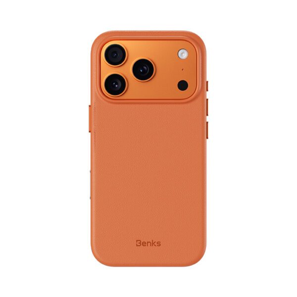 product-104491 Benks Magnetic Vita Pro Silicone Case (A070) for Iphone 17 Pro Max orange (Camera Control Button)