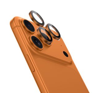 Benks Tempered glass Glass Warrior Lens Protector on camera for Iphone 17 Pro/17 Pro Max (lens 3 pieces) orange