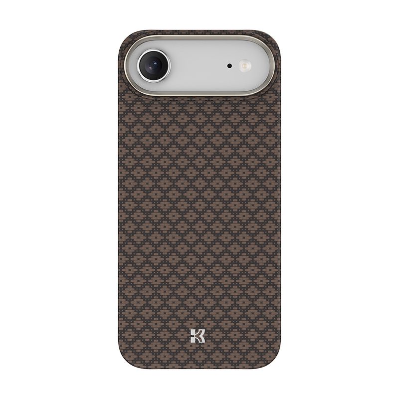 Benks Magnetic Armor Air Armor Grid Kevlar Case Metal Frame 600D (A068) for Iphone 17 Air gold