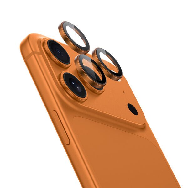 Benks Tempered glass DR Sapphire Lens Protector on camera for Iphone 17 Pro/17 Pro Max (lens 3 pieces) orange