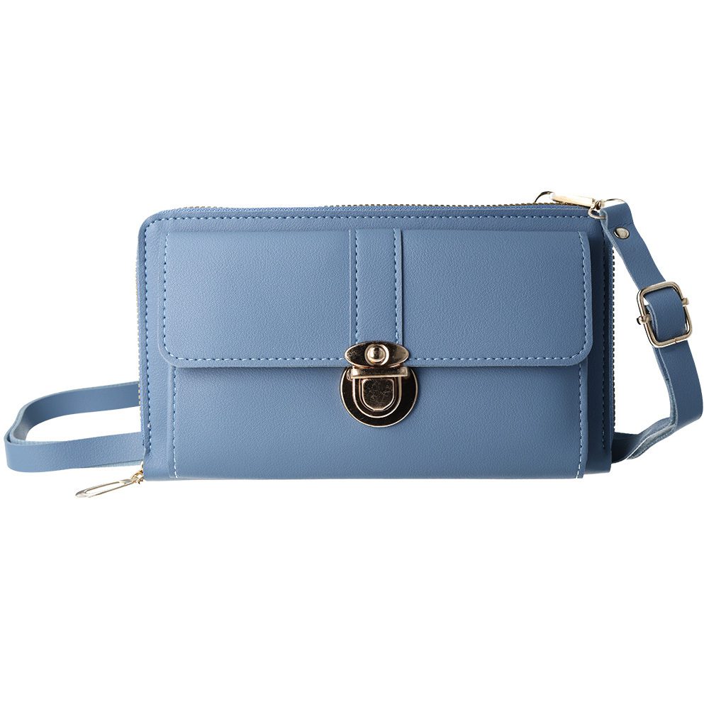 Knitted bag for phone GCW06 blue