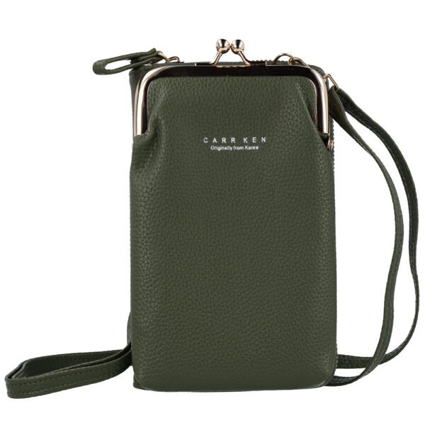 Knitted bag for phone GCW01 green