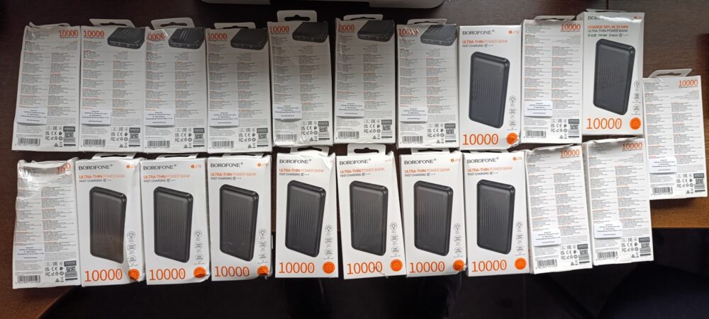 product-105715 Borofone Power Bank 10000mAh BJ78 Clever - 2xUSB - black (damaged packaging)