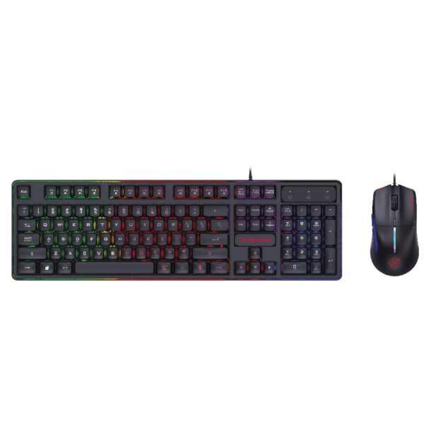 Ενσύρματο Πληκτρολόγιο & Ποντίκι Gaming RGB Zeroground KB-2400GUMS AZAI v3.0