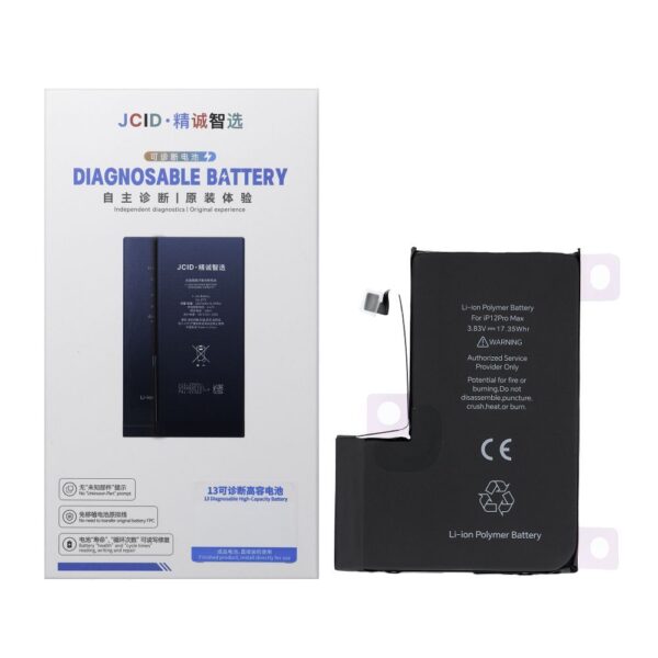 JCID Diagnosable Battery for iPhone 12 Pro Max 4530 mAh (high capacity)