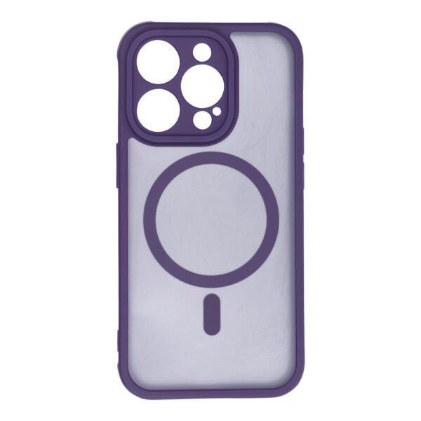 FULL MATTE MAG COVER case compatible with MagSafe for IPHONE 14 Pro purple