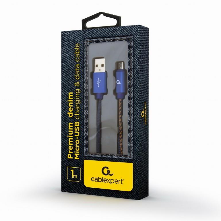 ΚΑΛΩΔΙΟ ΕΠΕΝΔΥΣΗ JEANS USB MICRO-USB 1M