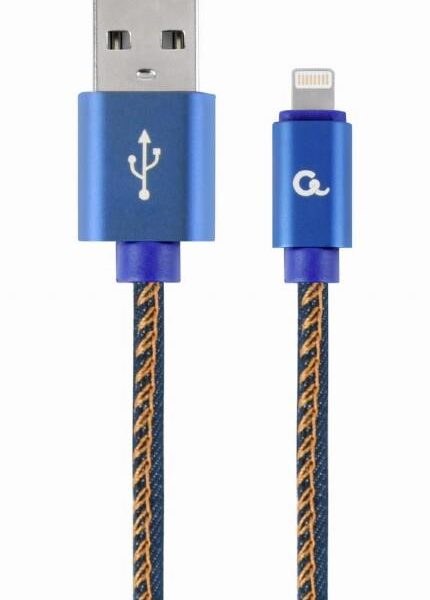 ΚΑΛΩΔΙΟ ΕΠΕΝΔΥΣΗ JEANS USB TO LIGHTNING 1M