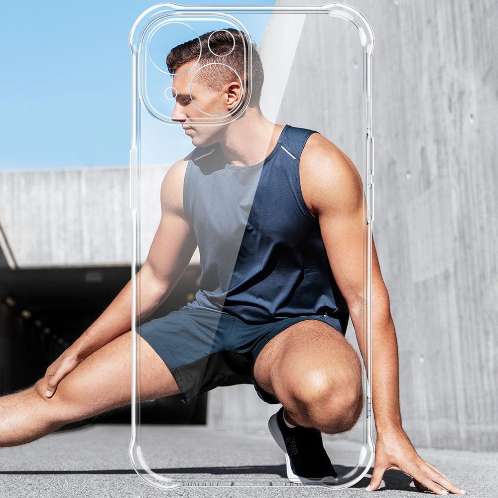 Ugreen Gel Bright Cushion Protective Case for iPhone 14 Plus Transparent (LP602)eng