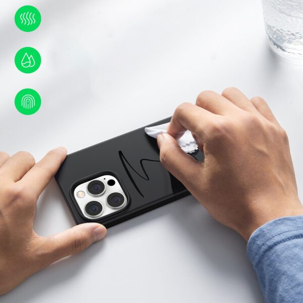 Ugreen LP627 Silky Silicone Protective Case Rubber Flexible Silicone Phone Case for iPhone 14 Pro Black (90921)eng