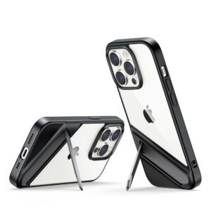 Ugreen LP635 Kickstand Protective Case Hard Cover with Gel Frame and Built-in Stand for iPhone 14 Pro Black (90926)eng