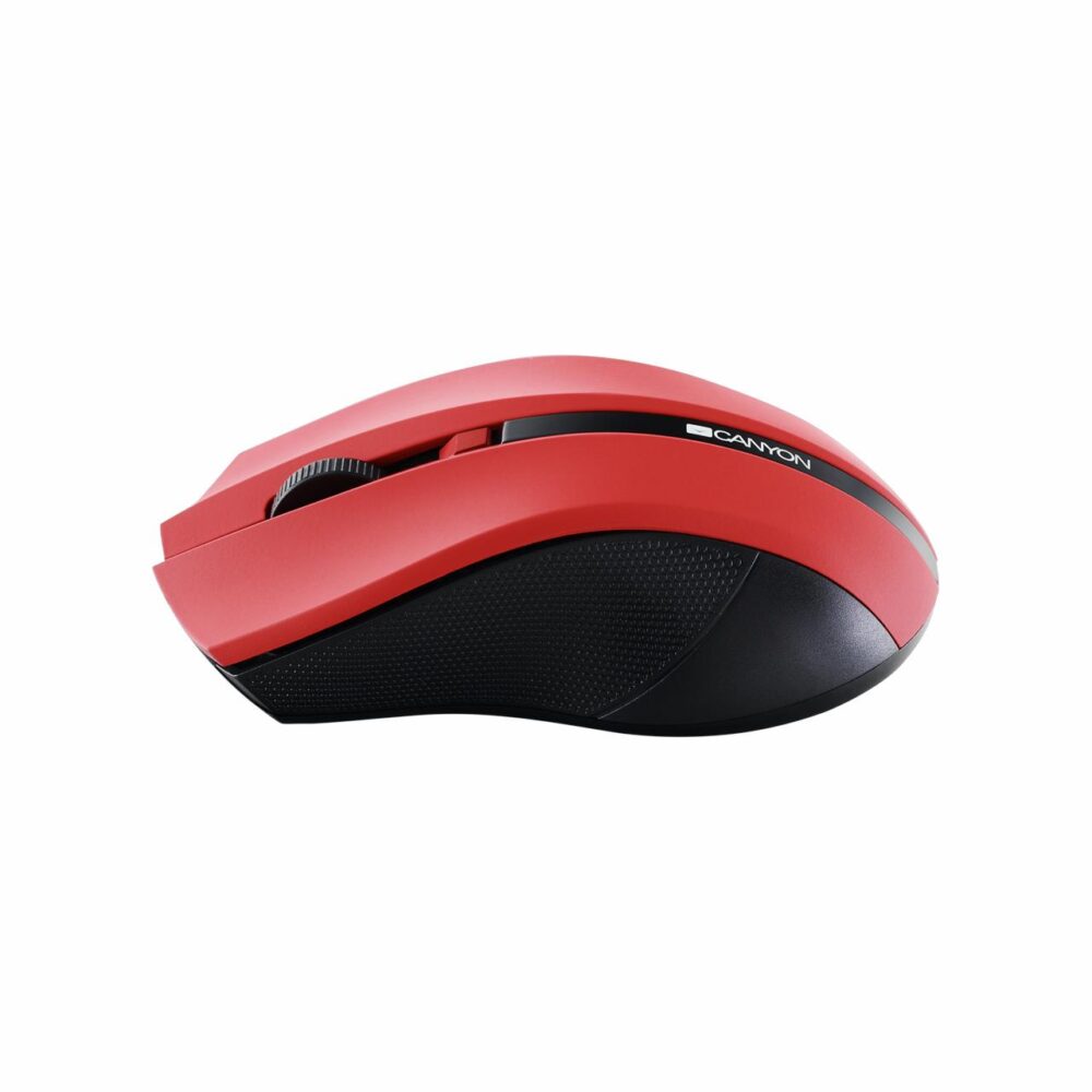 CANYON CMSW05R ΑΣΥΡΜΑΤΟ ΟΠΤΙΚΟ ΠΟΝΤΙΚΙ, 4 ΚΟΥΜΠΙΑ, ΚΟΚΚΙΝΟ