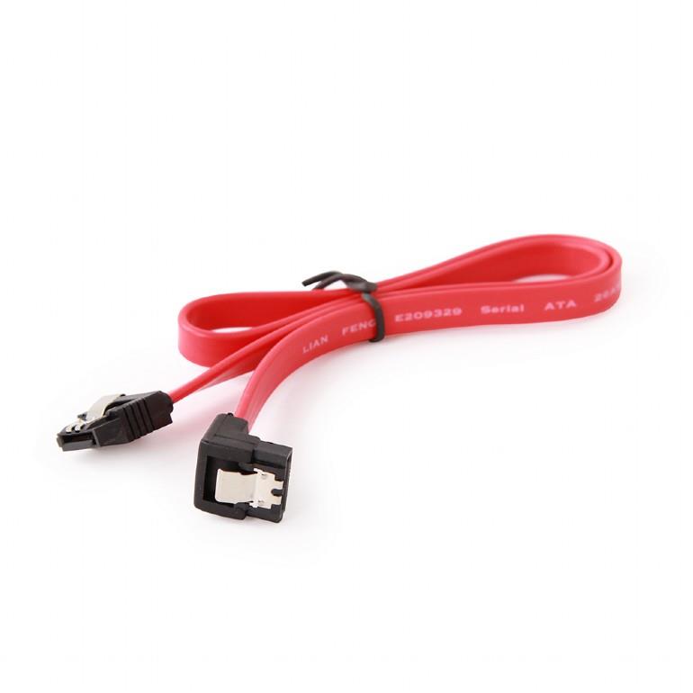 CABLEXPERT ΚΑΛΩΔΙΟ ΔΕΔΟΜΕΝΩΝ SERIAL ATA DATA FLAT CABLE, 0.5m 90