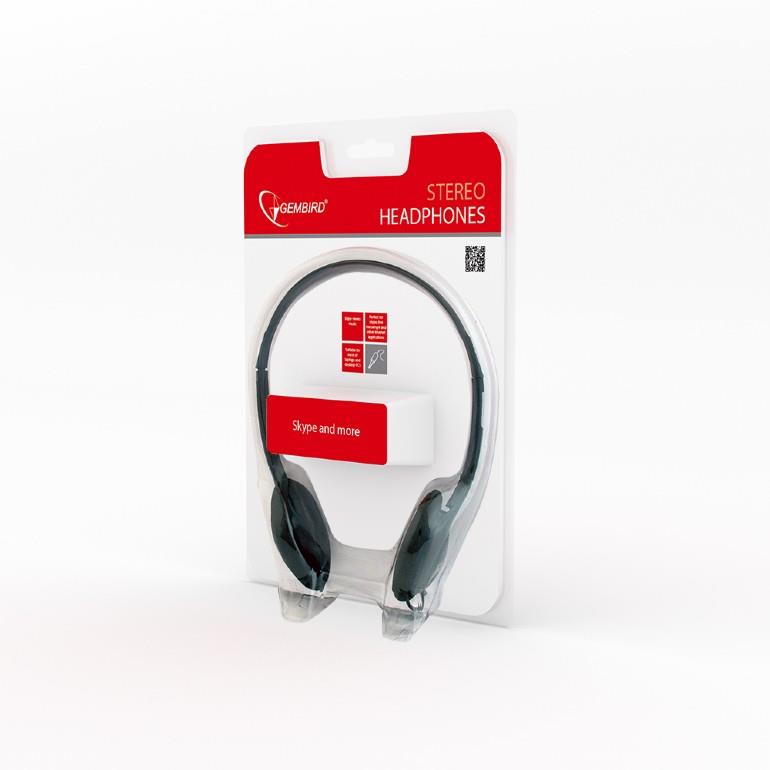 GEMBIRD HEADSET ΜΑΥΡΟ MHP123