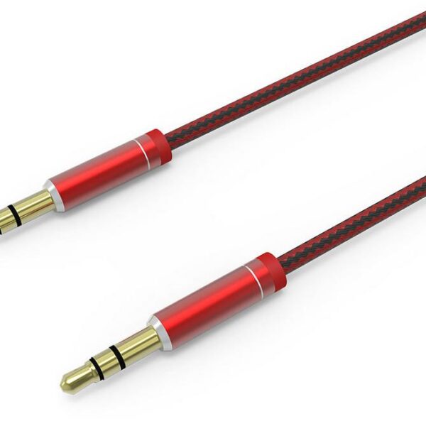 LDNIO ΚΑΛΩΔΙΟ ΗΧΟΥ LS-Y01  3,5ΜΜ, 1M, ΚΟΚΚΙΝΟ