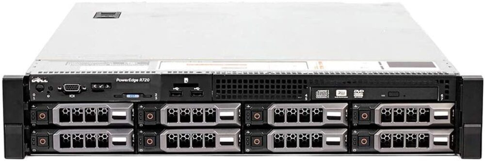 REF SERVER DELL POWEREDGE R720 2U, 2x E5-2650, 16GB DDR3R, 2x 3 TB SAS, H710 - GRADE A-