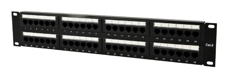 GEMBIRD PATCH PANEL CAT6, 48 ΘΕΣΕΩΝ