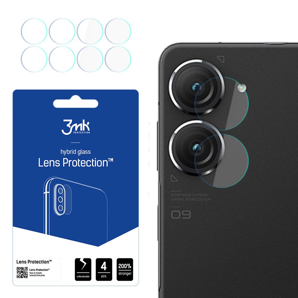 3mk Lens Protection™ hybrid camera glass for Asus Zenfone 9eng