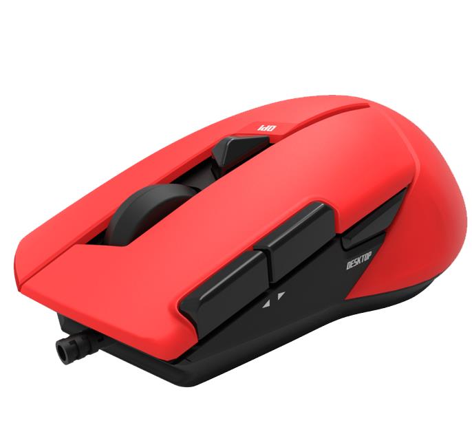 14906 MARVO M428 ΕΝΣΥΡΜΑΤΟ GAMING ΠΟΝΤΙΚΙ, 4800DPI 7 ΠΡΟΓΡ. ΠΛΗΚΤΡΑ, ΚΟΚΚΙΝΟ