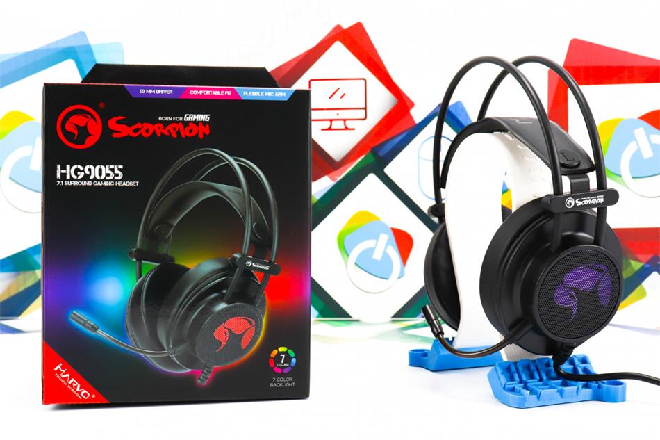 MARVO HG9055 ΑΚΟΥΣΤΙΚΑ 7.1 - USB2.0 GAMING