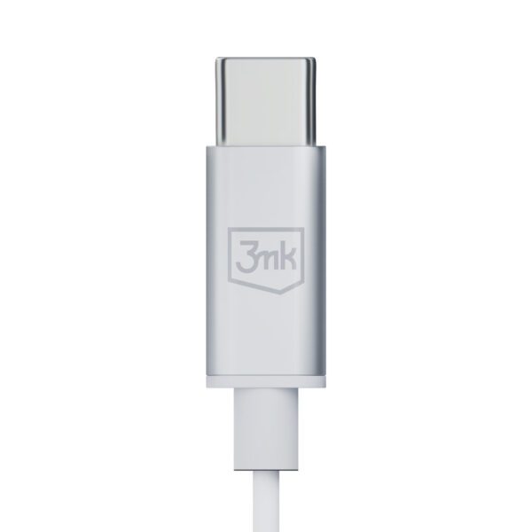 USB-C 3mk Wired Headphones - whiteeng