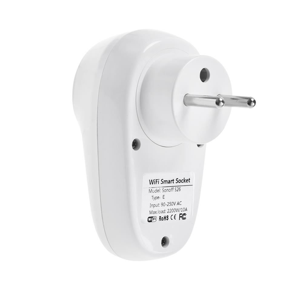 15110 SONOFF S26TPF-DE - WIFI SMART PLUG EU