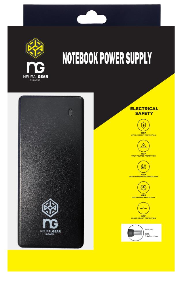 1520 NG ΤΡΟΦΟΔΟΤΙΚΟ ΓΙΑ LENOVO 20V 4.5A, TIP SIZE: 7.9x5.4x12mm WITH PIN ΜΕ ΚΑΛΩΔΙΟ ΤΡΟΦΟΔΟΣΙΑΣ