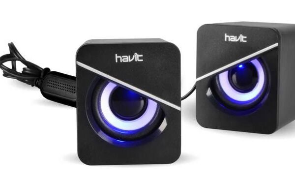15527 HAVIT SK717 ΗΧΕΙΑ DESKTOP 2.0, USB 2.0, ΜΕ LED
