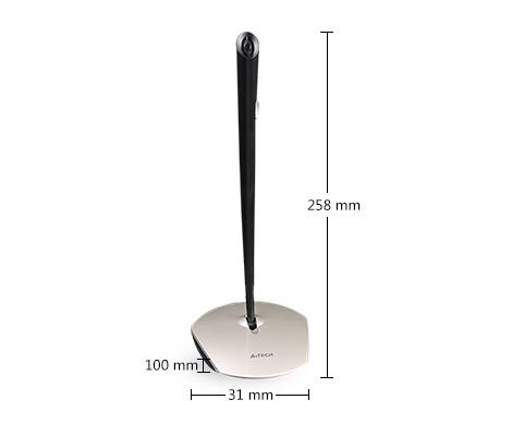 ΜΙΚΡΟΦΩΝΟ ΕΝΣΥΡΜΑΤΟ A4Tech ΜΙ-10, ΓΚΡΙ, 3.5mm