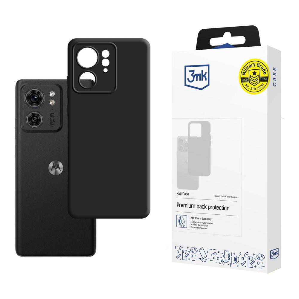 3mk Matt Case for Motorola Edge 40 - blackeng