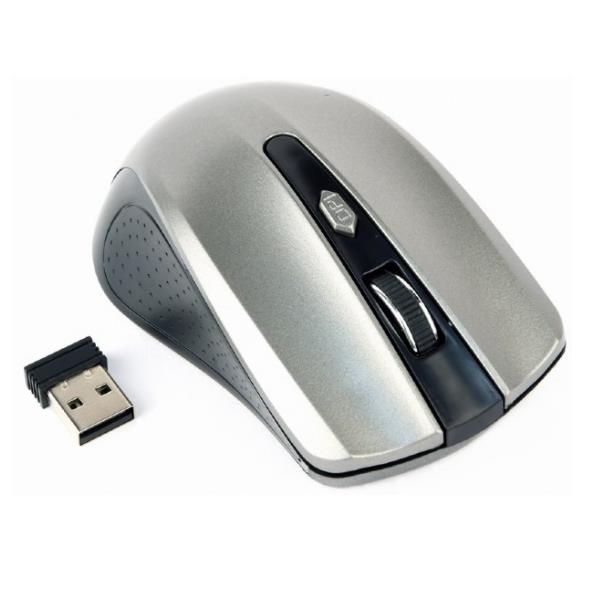 GEMBIRD ΑΣΥΡΜΑΤΟ ΠΟΝΤΙΚΙ, MUSW-4B-04-BG , ΑΣΗΜΙ/ΜΑΥΡΟ