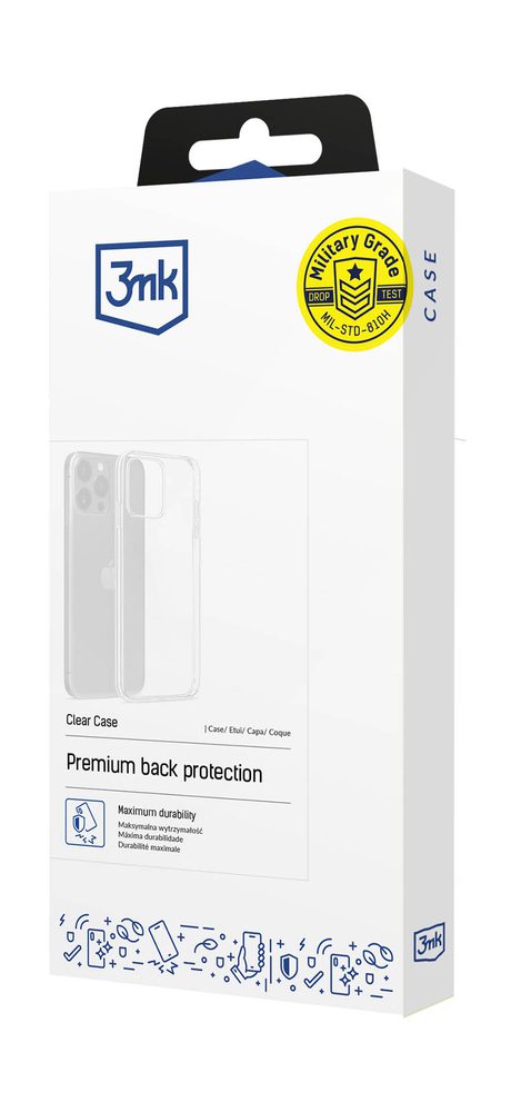 3mk Clear Case for Samsung Galaxy XCover 7 - transparenteng