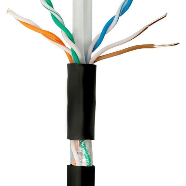 NG ΕΞΩΤΕΡΙΚΟ ΚΑΛΩΔΙΟ ΔΙΚΤΥΟΥ UTP ΜΑΥΡΟ CAT6 COPPER 305m