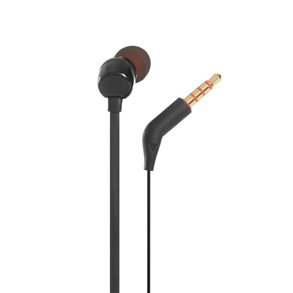 JBL Tune 160 in-ear headphones, 3.5mm mini jack with remote control - blackeng
