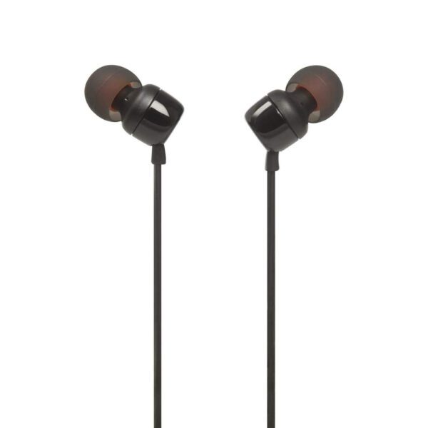 JBL Tune 160 in-ear headphones, 3.5mm mini jack with remote control - blackeng