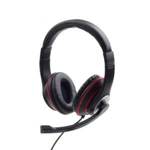 GEMBIRD HEADSET ΜΑΥΡΟ/ΚΟΚΚΙΝΟ MHS-003