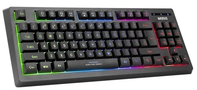 MARVO CM310 GAMING SET, ΠΛΗΚΤΡΟΛΟΓΙΟ+ΠΟΝΤΙΚΙ+MOUSEPAD, ΜΑΥΡΟ