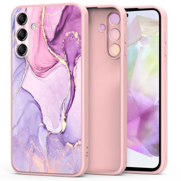 CREATOR: gd-jpeg v1.0 (using IJG JPEG v62), quality = 80 Tech-Protect Icon Case for Samsung Galaxy A35 5G - Pink and Purpleeng