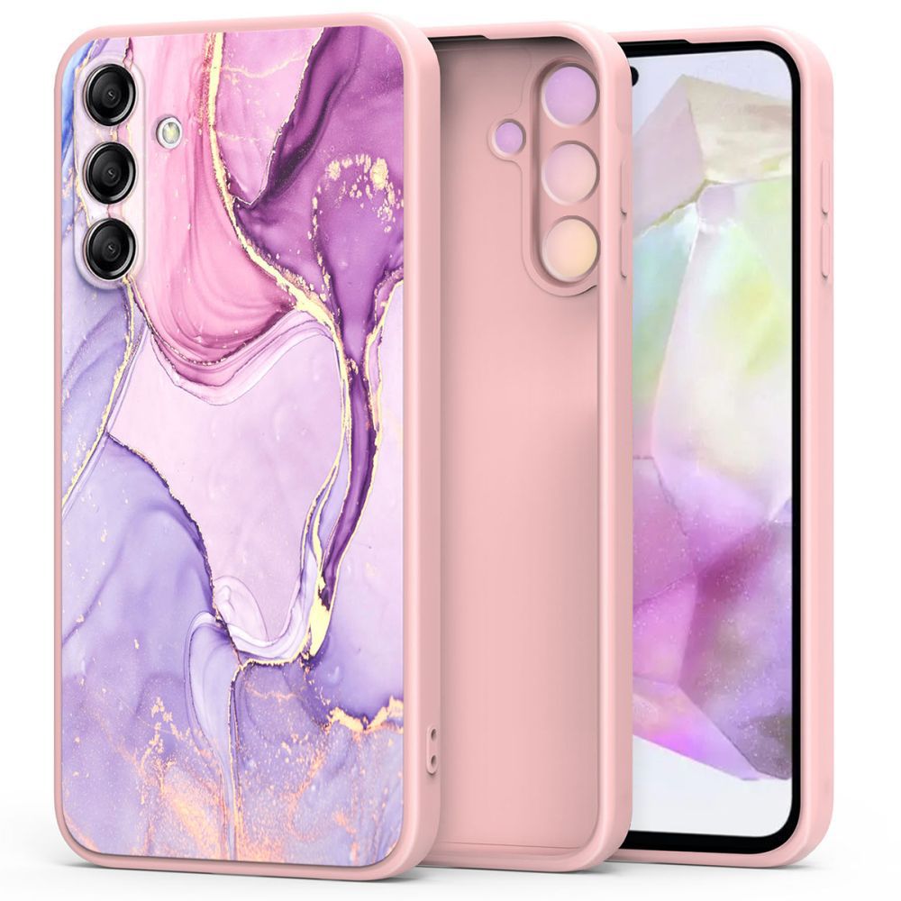 CREATOR: gd-jpeg v1.0 (using IJG JPEG v62), quality = 80 Tech-Protect Icon Case for Samsung Galaxy A35 5G - Pink and Purpleeng