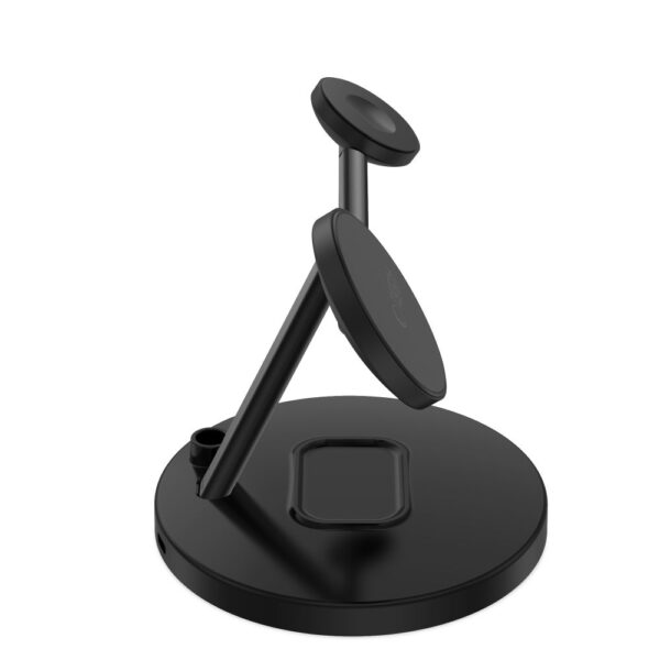 CREATOR: gd-jpeg v1.0 (using IJG JPEG v62), quality = 80 Tech-Protect QI15W-A35 3-in-1 Inductive Charger with MagSafe for Phone / AirPods / Apple Watch - Blackeng