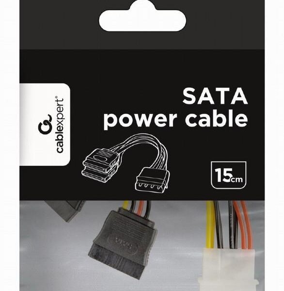CABLEXPERT ΚΑΛΩΔΙΟ ΤΡΟΦΟΔΟΣΙΑΣ MOLEX TO 2 x SATA