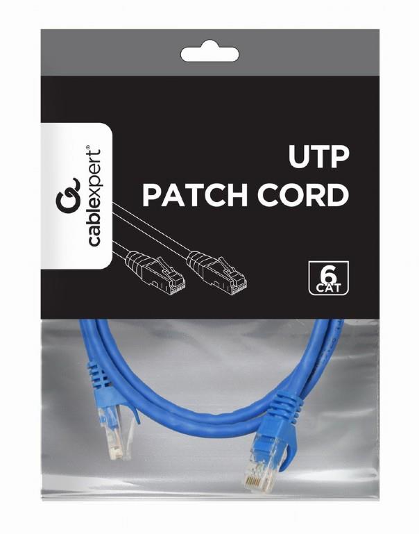 CABLEXPERT ΚΑΛΩΔΙΟ UTP CAT6 1m, BLUE
