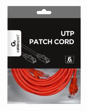 17352 CABLEXPERT ΚΑΛΩΔΙΟ UTP CAT6 5m, RED