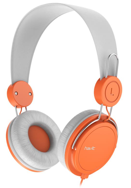 17483 HAVIT ΑΚΟΥΣΤΙΚΑ HV-H2198d, ΔΙΧΡΩΜΑ ΓΚΡΙ/ΠΟΡΤΟΚΑΛΙ