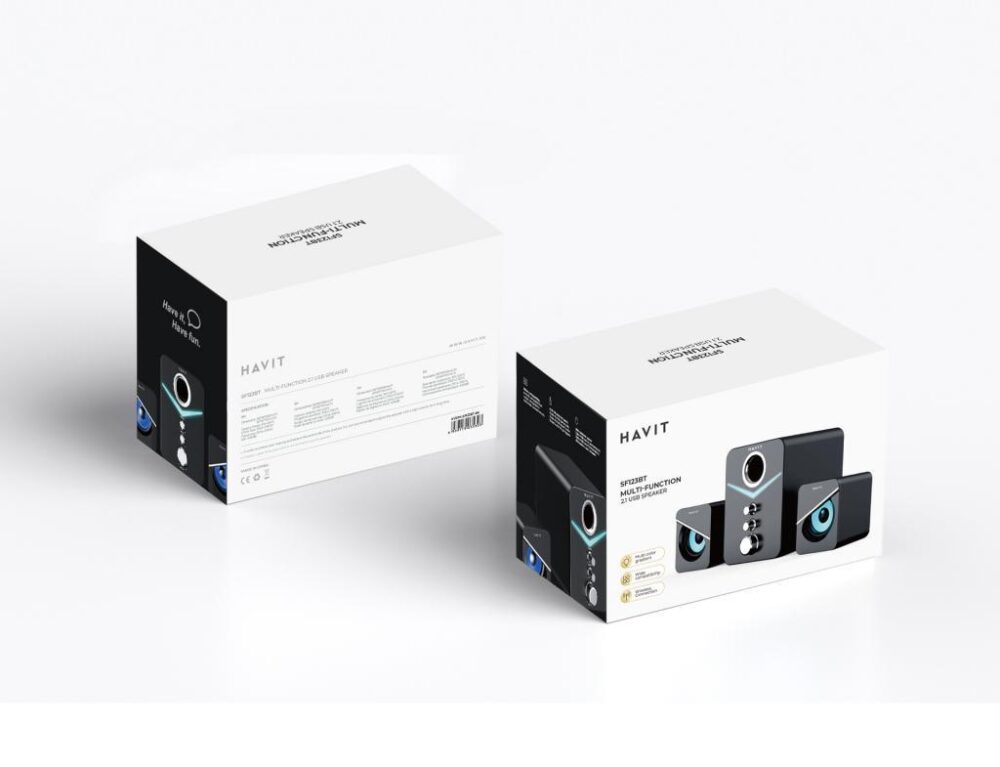 HAVIT ΗΧΕΙΑ SF123BT 2.1 ΜΕ LED, BLUETOOTH