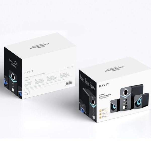 HAVIT ΗΧΕΙΑ SF123BT 2.1 ΜΕ LED, BLUETOOTH