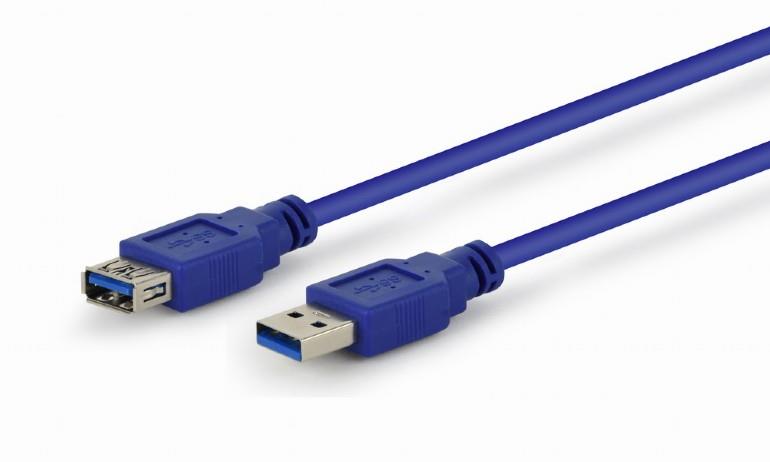 GEMBIRD ΚΑΛΩΔΙΟ USB EXTENSION 3.0 MALE-FEMALE ΜΕ ΦΕΡΡΙΤΗ 3m